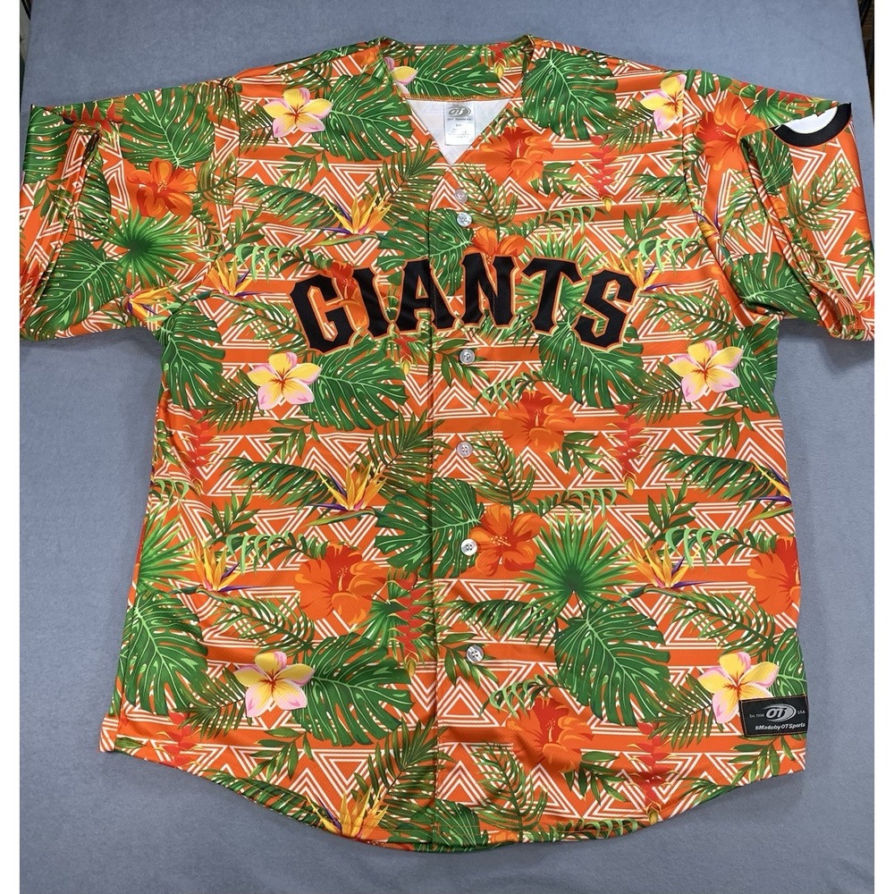 OT Sports MiLB San Fransisco Giants Hawaii Maui Baseball Jersey 2XL USA Printed